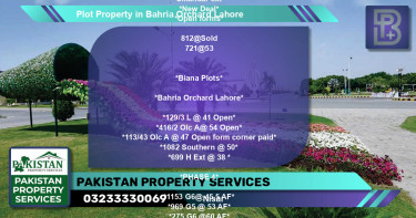 Residential Plot for Sale in Bahria Orchard, Lahore - (BP-65183)