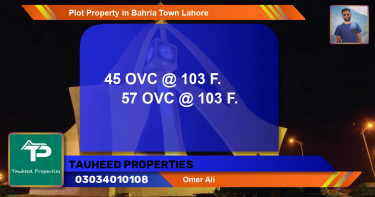 Residential Plot for Sale in Bahria Town, Lahore - (BP-65230)