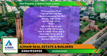 Commercial Plot for Sale in Bahria Town, Lahore - (BP-65274)