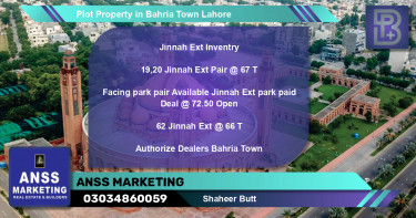Residential Plot for Sale in Bahria Town, Lahore - (BP-65321)