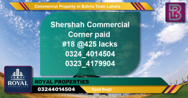 Commercial Property for Sale in Bahria Town, Lahore - (BP-65346)