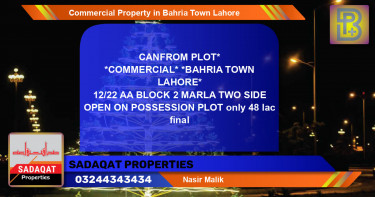 Commercial Property for Sale in Bahria Town, Lahore - (BP-65375)