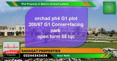 Residential Plot for Sale in Bahria Orchard, Lahore - (BP-65380)