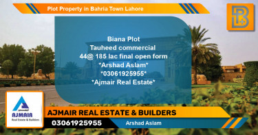 Commercial Plot for Sale in Bahria Town, Lahore - (BP-65411)