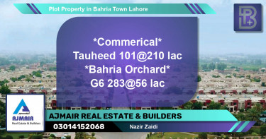 Residential Plot for Sale in Bahria Town, Lahore - (BP-65428)