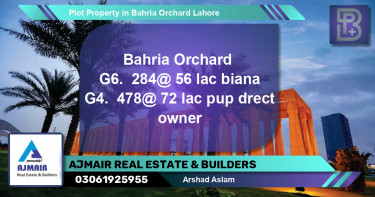 Residential Plot for Sale in Bahria Orchard, Lahore - (BP-65440)