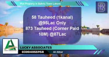 Residential Plot for Sale in Bahria Town, Lahore - (BP-65443)
