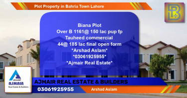 Commercial Plot for Sale in Bahria Town, Lahore - (BP-65466)