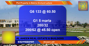 Residential Plot for Sale in Bahria Orchard, Lahore - (BP-65497)