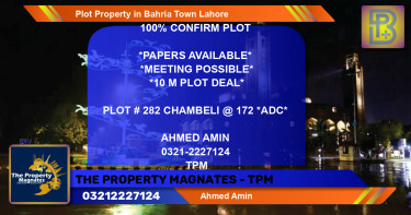 Residential Plot for Sale in Bahria Town, Lahore - (BP-65499)