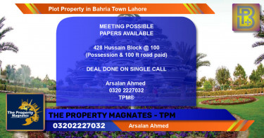 Residential Plot for Sale in Bahria Town, Lahore - (BP-65534)