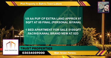 Residential Plot for Sale in Bahria Town, Lahore - (BP-65552)