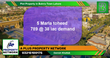 Residential Plot for Sale in Bahria Town, Lahore - (BP-65563)