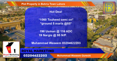 Residential Plot for Sale in Bahria Town, Lahore - (BP-65579)