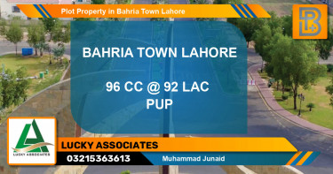 Residential Plot for Sale in Bahria Town, Lahore - (BP-65592)