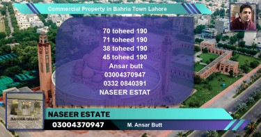 Commercial Property for Sale in Bahria Town, Lahore - (BP-65604)