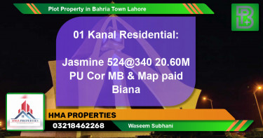 Residential Plot for Sale in Bahria Town, Lahore - (BP-65609)