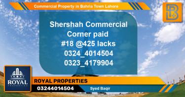 Commercial Property for Sale in Bahria Town, Lahore - (BP-65620)