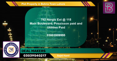 Residential Plot for Sale in Bahria Town, Lahore - (BP-65633)