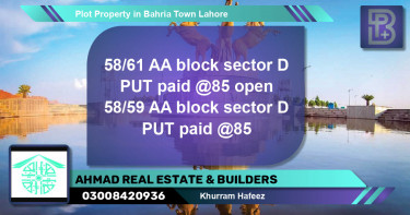 Residential Plot for Sale in Bahria Town, Lahore - (BP-65677)
