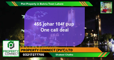 Residential Plot for Sale in Bahria Town, Lahore - (BP-65682)