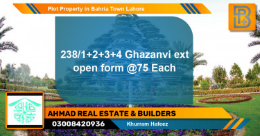 Residential Plot for Sale in Bahria Town, Lahore - (BP-65691)
