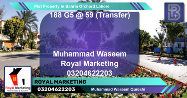 Residential Plot for Sale in Bahria Orchard, Lahore - (BP-65708)