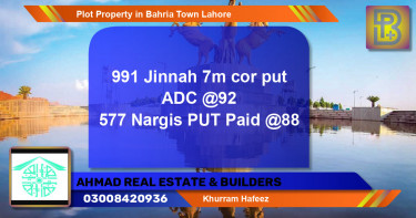 Residential Plot for Sale in Bahria Town, Lahore - (BP-65718)