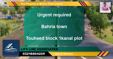 Residential Plot for Sale in Bahria Town, Lahore - (BP-65741)