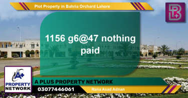 Residential Plot for Sale in Bahria Orchard, Lahore - (BP-65748)