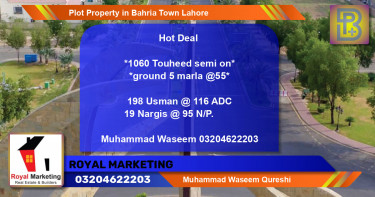 Residential Plot for Sale in Bahria Town, Lahore - (BP-65756)
