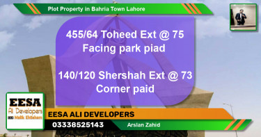 Residential Plot for Sale in Bahria Town, Lahore - (BP-65759)