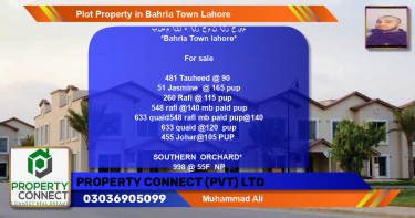Residential Plot for Sale in Bahria Town, Lahore - (BP-65769)