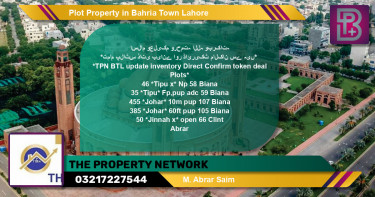 Residential Plot for Sale in Bahria Town, Lahore - (BP-65785)