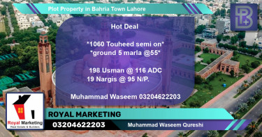 Residential Plot for Sale in Bahria Town, Lahore - (BP-65852)