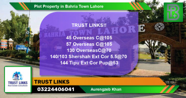 Residential Plot for Sale in Bahria Town, Lahore - (BP-65898)