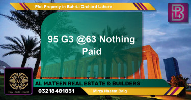 Residential Plot for Sale in Bahria Orchard, Lahore - (BP-65902)