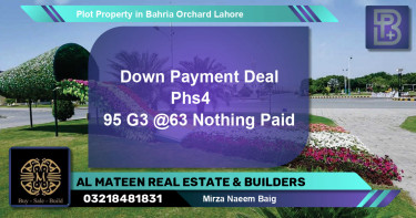 Residential Plot for Sale in Bahria Orchard, Lahore - (BP-65905)