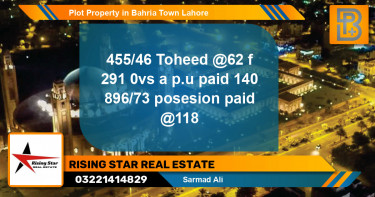 Residential Plot for Sale in Bahria Town, Lahore - (BP-65924)