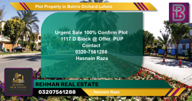 Residential Plot for Sale in Bahria Orchard, Lahore - (BP-65975)