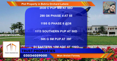 Residential Plot for Sale in Bahria Orchard, Lahore - (BP-65978)