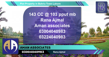Residential Plot for Sale in Bahria Town, Lahore - (BP-66010)