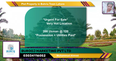 Residential Plot for Sale in Bahria Town, Lahore - (BP-66012)