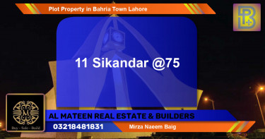 Residential Plot for Sale in Bahria Town, Lahore - (BP-66047)