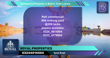 Commercial Property for Sale in Bahria Town, Lahore - (BP-66122)