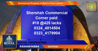 Commercial Property for Sale in Bahria Town, Lahore - (BP-66124)