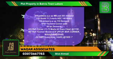 Residential Plot for Sale in Bahria Town, Lahore - (BP-66148)