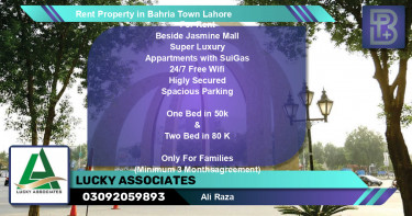 Residential Property for Rent in Bahria Town, Lahore - (BP-66156)