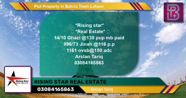 Residential Plot for Sale in Bahria Town, Lahore - (BP-66161)
