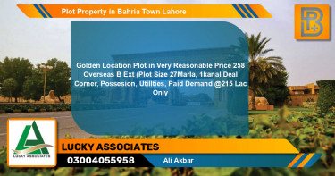 Residential Plot for Sale in Bahria Town, Lahore - (BP-66176)